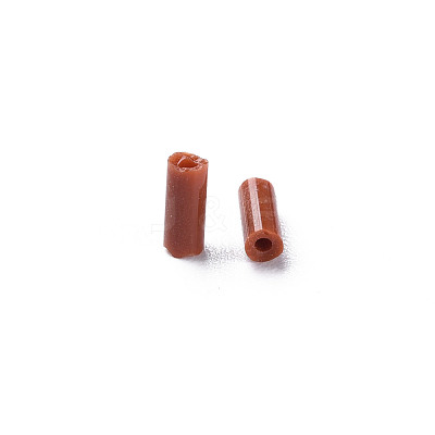 Opaque Colours Glass Bugle Beads SEED-N005-001-B01-1
