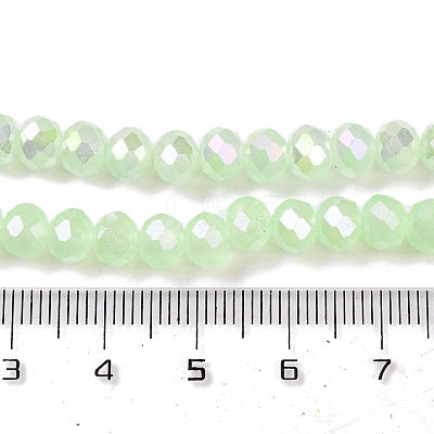 Baking Electroplate Glass Beads Strands DGLA-A039-J6MM-B17-1