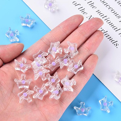 Transparent Acrylic Beads MACR-S373-105-B02-1