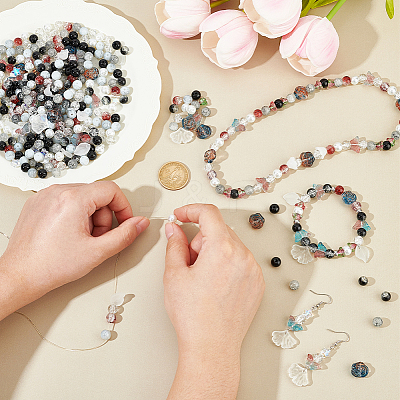 DIY Glass Beads Making Findings Kits DIY-PH0023-55-1