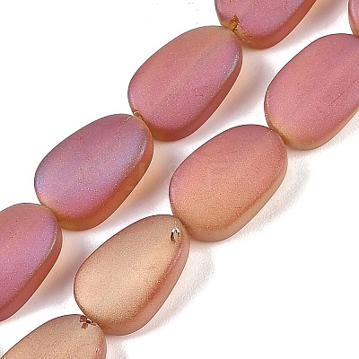 Electroplate Glass Beads Strands EGLA-C009-01B-FR06-1