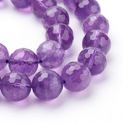 Natural Amethyst Beads Strands X-G-C073-10mm-3-1