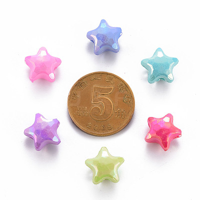 Opaque Acrylic Beads X-TACR-S153-36I-1