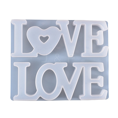 Valentine's Day Word Love Silicone Molds DIY-K017-18-1