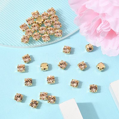 Preciosa® MAXIMA Crystal in Sew-On Cup Y-PRC-SS29-90300-G-1