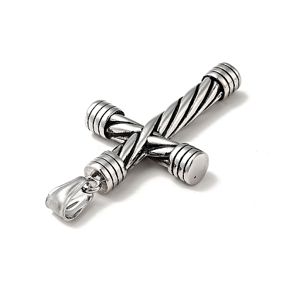 Non-Tarnish 316 Surgical Stainless Steel Pendants STAS-I195-06P-1