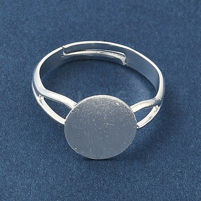 Adjustable Brass Pad Ring Setting KK-K414-05A-S-1