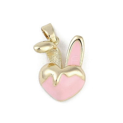 Brass Enamel Pendants KK-Z078-11G-1