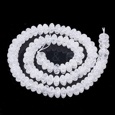 Synthetic Crackle Quartz Beads Strands X-G-S285-08-1