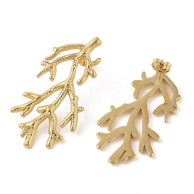 304 Stainless Steel Stud Earrings for Women LS-EJEW-S001-07-1