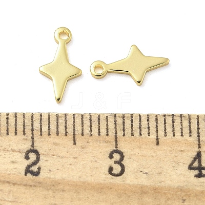 Brass Charms KK-C083-08G-1