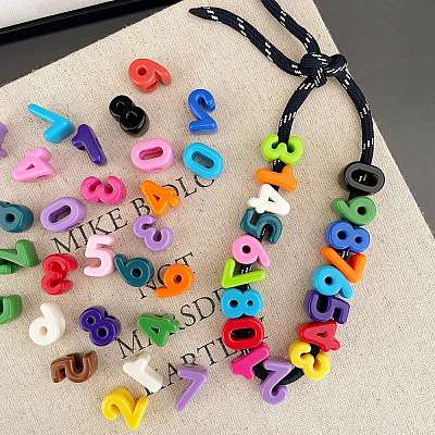Opaque Acrylic Beads OACR-I013-14-1