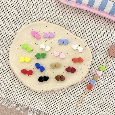 Opaque Acrylic Beads OACR-N163-68-1