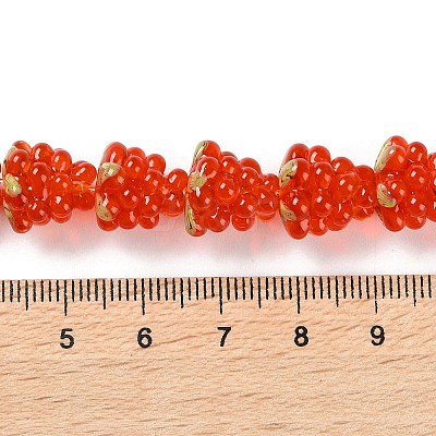 Handmade Lampwork Beads Strands LAMP-Q036-05B-1