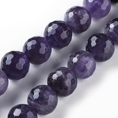 Natural Amethyst Beads Strands G-F653-22-01-1
