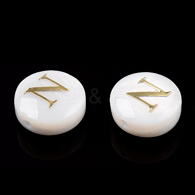Natural Freshwater Shell Beads SHEL-N036-01N-1