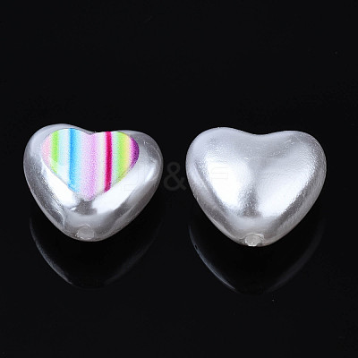3D Printed ABS Plastic Imitation Pearl Beads KY-S163-438-1