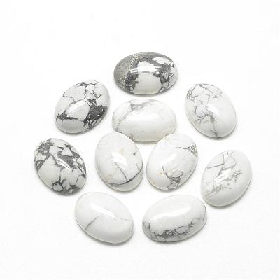 Natural Howlite Cabochons G-R415-14x10-29-1