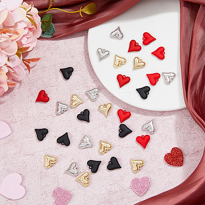 32Pcs 4 Colors Alloy Charms FIND-FH0008-24-1