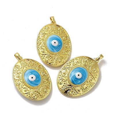 Rack Plating Brass Pendants KK-H473-01G-07-1