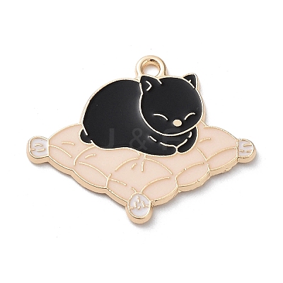 Alloy Enamel Pendants ENAM-A146-03KCG-01-1
