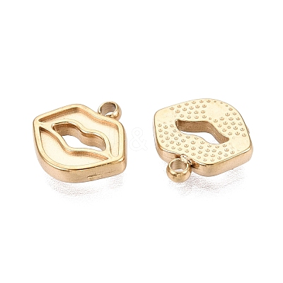 304 Stainless Steel Charms STAS-N125-25D-G-1