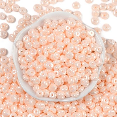 Opaque Colours Luster Glass Seed Beads X1-SEED-P008-01C-14-1