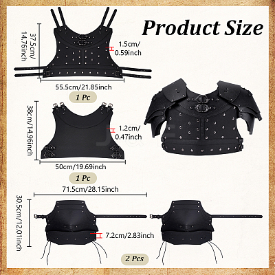 PU Leather Armour IFIN-WH0752-370-1