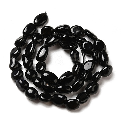 Natural Obsidian Beads Strands G-I351-B08-1