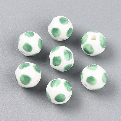 Handmade Porcelain Beads PORC-N009-04C-1