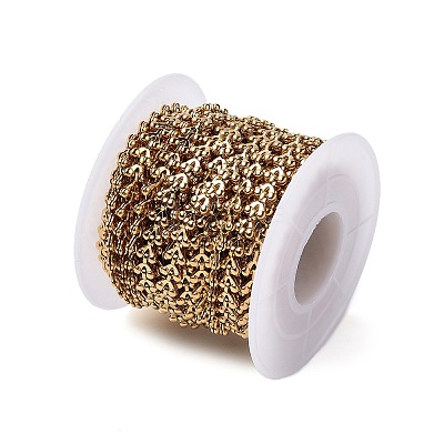 Ion Plating(IP) 304 Stainless Steel Cobs Chains CHS-H019-02G-1