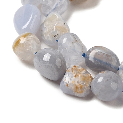 Natural Blue Lace Agate Beads Strands G-L608-A02-01B-1
