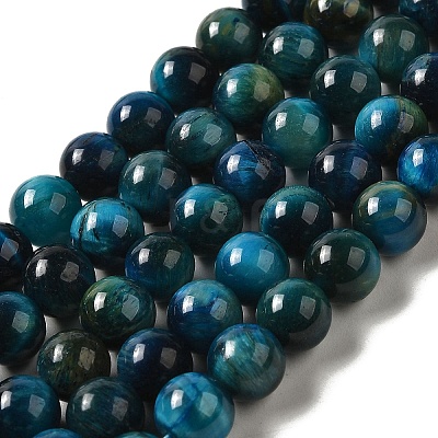 Dyed Natural Tiger Eye Beads Strands X-G-G102-A02-03-1
