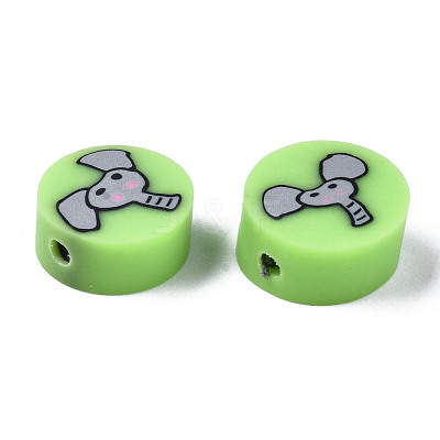 Handmade Polymer Clay Beads CLAY-N008-036D-1