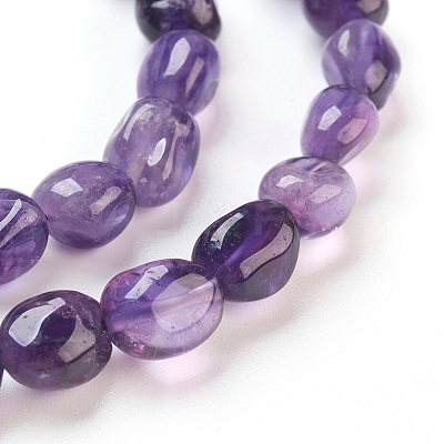Natural Amethyst Beads Strands G-F575-01B-1