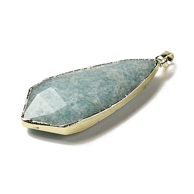 Natural Amazonite Pendants G-A099-01G-06-1