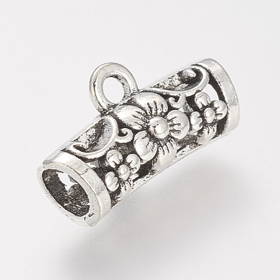 Tibetan Style Alloy Tube Bails LS-TIBE-S306-18AS-RS-1