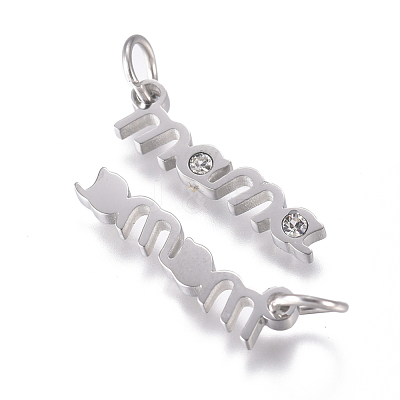 316 Surgical Stainless Steel Pendants STAS-L242-05-1