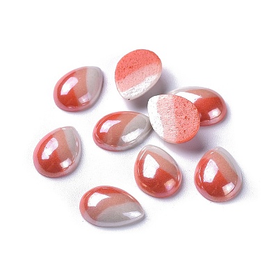 Opaque Glass Cabochons GGLA-S038-02A-10x14-1
