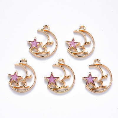 Alloy Enamel Pendants ENAM-S121-062A-1