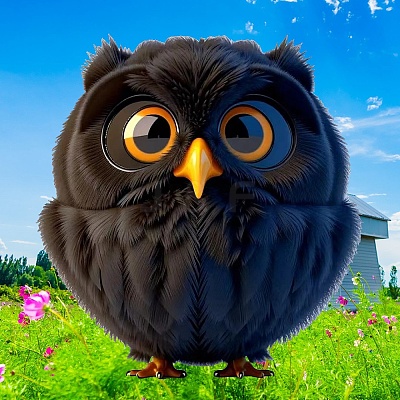 Owl Acrylic Hanging Ornaments PW-WG8596D-02-1