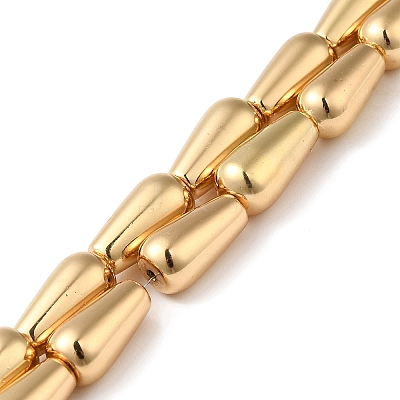 Electroplated Synthetic Magnetic Hematite Beads Strands G-Q1009-F02-01LG-1