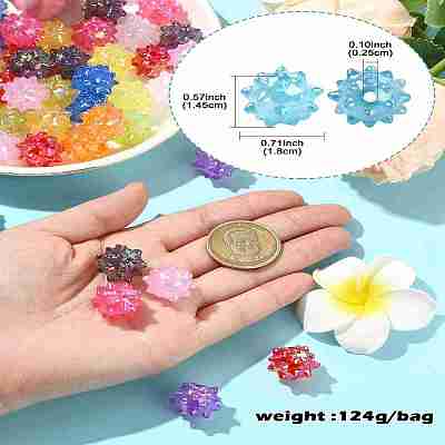 UV Plating Acrylic Beads MACR-CJC0004-27-1