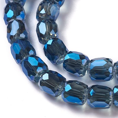 Electroplate Glass Beads GLAA-F108-14A-02-1