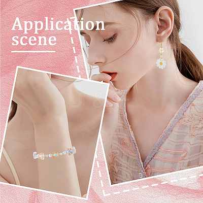 300Pcs Transparent Acrylic Beads TACR-SP0001-04-1