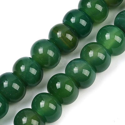 Dyed Natural Agate Beads Strands G-U030-A01-03-1
