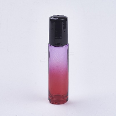 10ml Glass Gradient Color Essential Oil Empty Roller Ball Bottles MRMJ-WH0011-B04-10ml-1