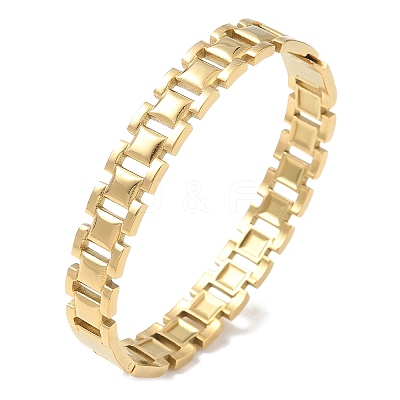 304 Stainless Steel Hinged Cuff Bangles SA-CBAB92B-04G-1