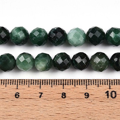Natural Fuchsite Beads Strands G-T140-20B-1