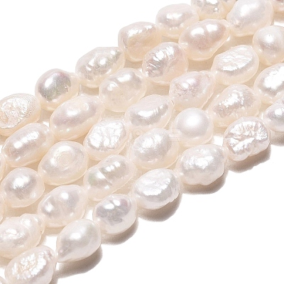Natural Baroque Keshi Pearl Beads Strands LS-PEAR-N031-01C-1